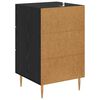 vidaXL Bedside Cabinet Black Oak 40 x 40 x 66 cm Engineered Wood