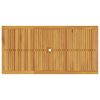 vidaXL Garden Dining Set 9 pcs Brown Solid Acacia Wood