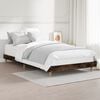 vidaXL Bed Frame without Mattress Smoked Oak 90x200 cm Engineered Wood