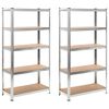 vidaXL Heavy-duty Storage Rack 2 pcs