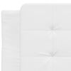 vidaXL Bed Frame without Mattress "Zadar" White 80x200 cm Faux Leather