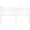 vidaXL Metal Replace Headboard White 180 cm