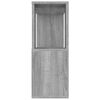 vidaXL Book Cabinet/Room Divider Grey Sonoma 80x24x63 cm
