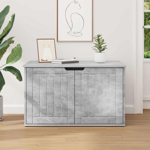 vidaXL Cat House Concerte 85 x 55 x 53.5 cm Engineered Wood