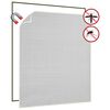 vidaXL Magnetic Insect Screen for Windows White 130x150 cm Fibreglass