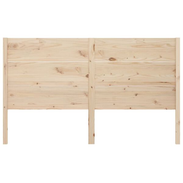 vidaXL Headboard 166x4x100 cm Solid Wood Pine
