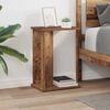 vidaXL End Table Old Wood 35 x 25 x 50 cm Engineered Wood