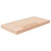 vidaXL Shelf Board 40x20x2,5 cm Untreated Solid Wood Oak