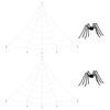 vidaXL Halloween Spider Decoration with Webs 2 pcs Black and white