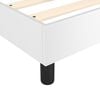 vidaXL Box Spring Bed Frame White Single Faux Leather (UK/IE/FI/NO only)