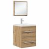 vidaXL Bathroom Furniture Set with Drawer Brown 41 x 38.5 x 48 cm