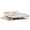 vidaXL Bed Frame with Drawers without Mattress 200x200 cm
