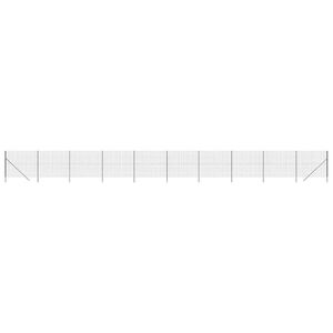 vidaXL Wire Mesh Fence Anthracite 1.6x25 m Galvanised Steel