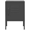 vidaXL Nightstands 2 pcs Anthracite 35x35x51 cm Steel