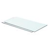 vidaXL Shelves 2 pcs Panel Glass Clear 60x25 cm