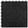 vidaXL Decking Tile 11 pcs Grey 30 x 30 cm WPC