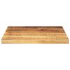 vidaXL Table Top 60x60x3.8 cm Square Solid Wood Rough Mango