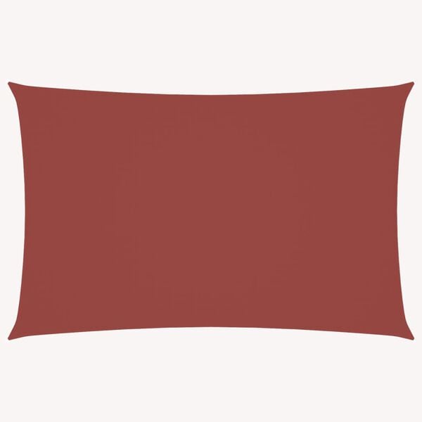 vidaXL Sunshade Sail Oxford Fabric Rectangular 5x8 m Terracotta