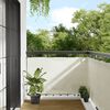 vidaXL Balcony Screen Cream 90x700 cm 100% Polyester Oxford