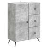 vidaXL Sideboard Concrete Grey 66 x 34.5 x 90 cm Engineered Wood