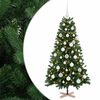 vidaXL Artificial Christmas Tree with Bauble 120 cm 150 LEDs