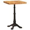 vidaXL Bistro Table 50 x 50 x 76 cm Solid Acacia Wood Brown Square
