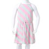 Kids' Dress with Drawstring Sleeveless Pink 92