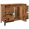 vidaXL Sink Cabinet Old Wood 80x33x60 cm Engineered Wood