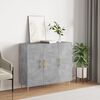 vidaXL Sideboard Concrete Grey 90x34x80 cm Engineered Wood