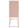 vidaXL Highboard Pink 100.5x39x107 cm Steel