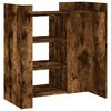 vidaXL Sideboard Smoked Oak 73.5x35x75 cm Engineered Wood