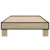 vidaXL Bed Frame without Mattress Sonoma Oak 75x190 cm Small Single