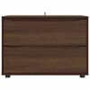 vidaXL Storage Cabinet Brown Oak 80 x 48 x 57 cm Engineered Wood