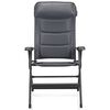 Campart Travel Camping Chair 2 pcs "Napoli" Anthracite 68x43.5x120 cm