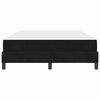 vidaXL Box Spring Bed with Mattress Black 140 x 210 cm Fabric