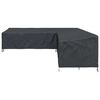 vidaXL Furniture Cover Black 325 x 325 x 80 cm 210D Oxford Fabric