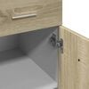 vidaXL Drawer Bottom Cabinet Lyon Sonoma Oak 80x46x81.5 cm Engineered Wood