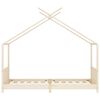 vidaXL Kids Bed Frame Solid Pine Wood 90x200 cm