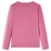 Kids' T-shirt with Long Sleeves Raspberry 104