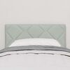vidaXL LED Headboard with Headboard Light Grey 80 cm Faux Leather