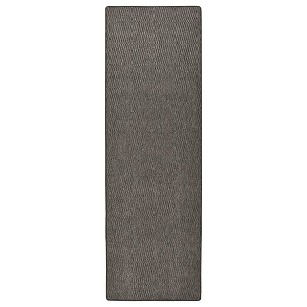 vidaXL Sisal Look Carpet Runner Anthracite 80x250 cm