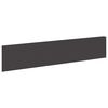 vidaXL Lawn Edging 10 pcs 100 x 22 cm Steel Black