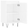 vidaXL Sideboards 2 pcs High Gloss White 40x35x70 cm Engineered Wood