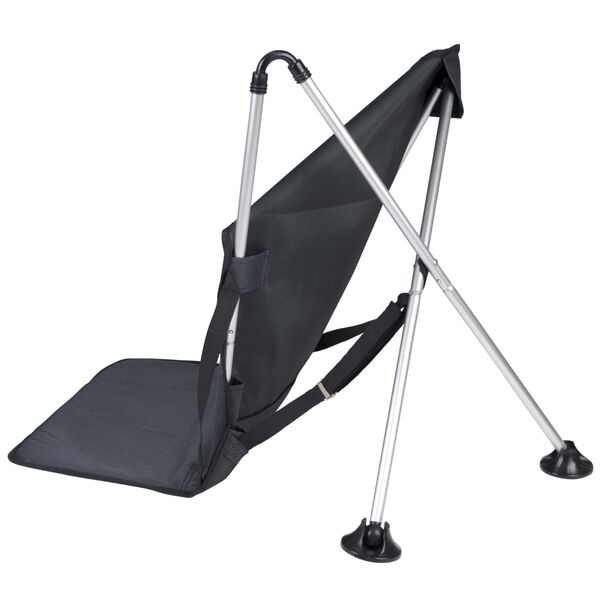 Bo-Camp Camping Chair Aluminium Anthracite 1204600