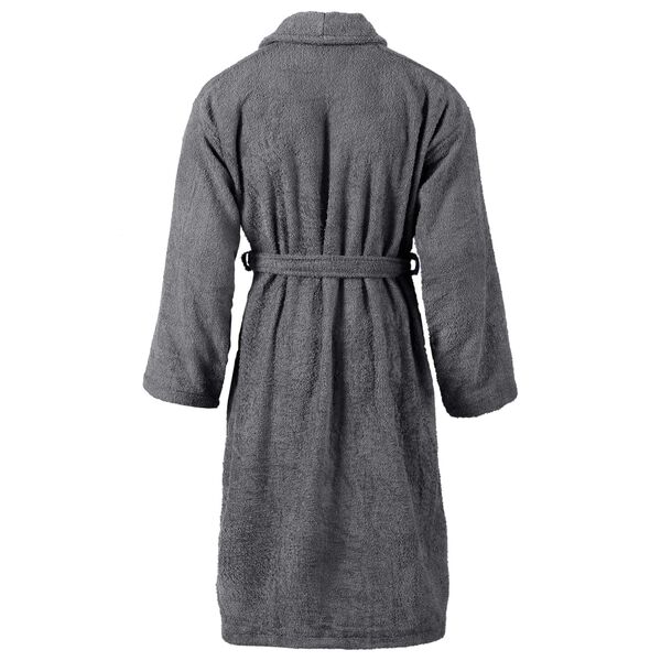 vidaXL Unisex Terry Bathrobe 100% Cotton Anthracite S