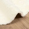 vidaXL Shaggy Rug High Pile NAVARRA Cream 120x120 cm Polyester