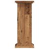 vidaXL Plant Stand Old Wood 33x33x80 cm Engineered Wood