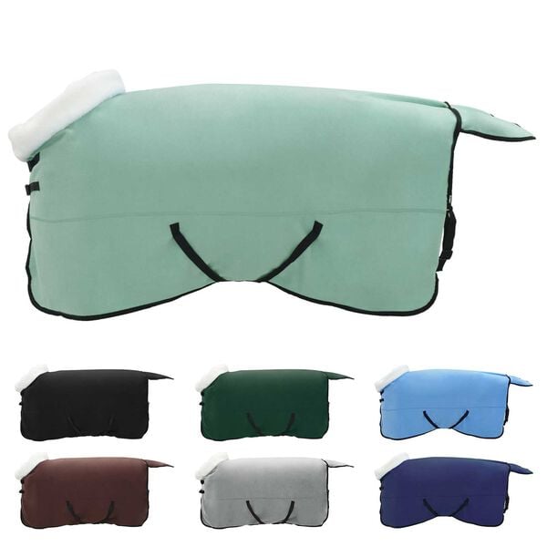 vidaXL Horse Blanket Special Green 145 cm Polar fleece