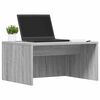 vidaXL Wall-Mounted Desk Grey Sonoma 60 x 45 x 30 cm Engineered Wood