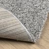 vidaXL Shaggy Rug PAMPLONA High Pile Modern Grey Ø 120 cm